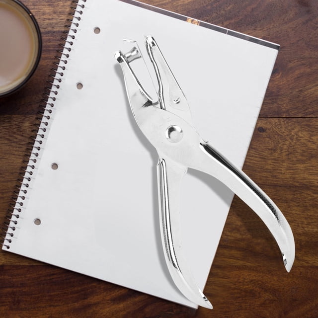 Punching , Single Hole Paper Punch Hole Puncher, Manual Operation Can Be Used Alone For School For Experiment