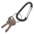 thumbnail image 3 of Carabiner Key Chains, Split Key Rings, Aluminum, Black, 10/pack | Bundle of 5 Packs, 3 of 3