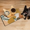 thumbnail image 3 of Dog Mat Pet Feeding Mat for Food and Water Absorbent 20x12in Quick Dry Dog Water Bowl Mat, 3 of 7