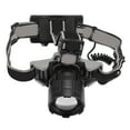 thumbnail image 1 of Linterna frontal LED Bling Bling resistente al agua con Zoom telescópico, 1 of 12
