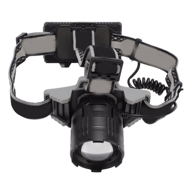 Linterna frontal LED Bling Bling resistente al agua con Zoom telescópico