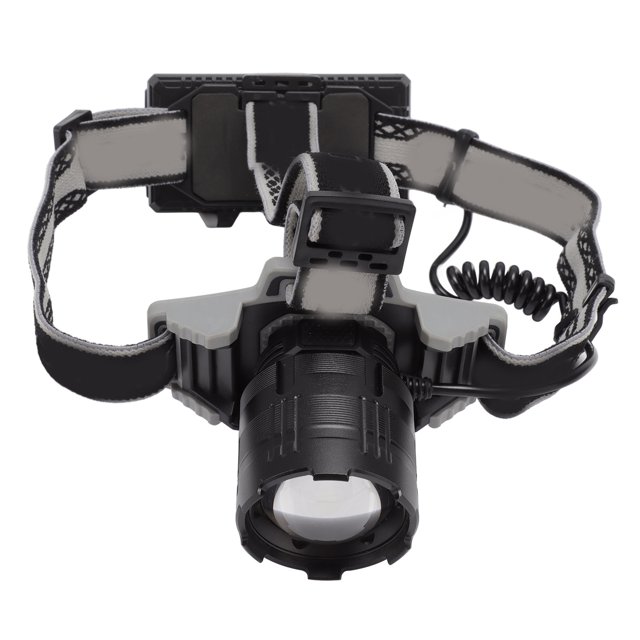 Linterna frontal LED Bling Bling resistente al agua con Zoom telescópico