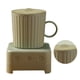 thumbnail image 3 of Taza enfriadora rápida para bebidas, cerveza, taza de enfriamiento rápido, refrigerador de escritorio para preservación del calor en dormitorio, enchufe CN, verde aguacate, 3 of 8