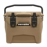 Fatboy 10QT Roto Molded Cooler Chest Ice Box Hard Lunch Box - Sand Tan