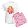 thumbnail image 6 of CafePress - Celtic Knotwork Dragons Fire Women's Light Pajamas - Women's Short Sleeve Print T-Shirt and Pants Light Cotton Pajama Set, 6 of 7