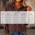 thumbnail image 7 of Women's Hooded Corduroy Jacket Button Down Drawstring Solid Color Long Sleeve Coat with Pockets Relaxed Fit Casual Fall Outerwear, 7 of 7