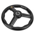 thumbnail image 4 of Lathe Handwheel, More Comfortable Hold Black 250x25mm Anti Slip   Hand Wheel Labor Saving  For All Types Machine Tools, 4 of 8
