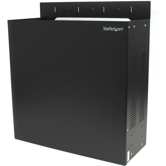 StarTech.com Wallmount Server Rack, Low-Profile Cabinet for Servers with Vertical Mounting, 4U