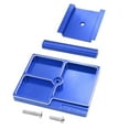thumbnail image 1 of Ounissouiy RCGOFOLLOW 1 pieza aleación de aluminio rotación de 360 grados y soporte de trabajo de Metal ajustable de 360 ° para Kits de construcción modelo Azul, 1 of 6