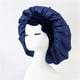 thumbnail image 5 of Women Hat Night Sleeping Shower Cap High Elastic Hair Bonnet Hat Head Cover Hair Care Bonnet Blue, 5 of 5