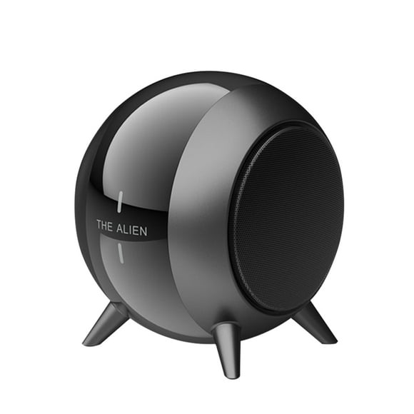 Methold Minialtavoz inalámbrico Bluetooth 5,0 Audio hogar exterior portátil Metal estéreo sonido Radio con carcasa bajo radiador al aire libre hogar Cables de audio/vídeo negro