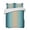 Teal Blue Khaki, variant on Quilts King Size, Khaki Turquoise Ombre Soft Comforter Bedding Set for Bed, Modern Abstract Art Gradient Lightweight Quilted Bedspread with Pillow Cover(2 Pieces) for All Season, 96x106 Inch
