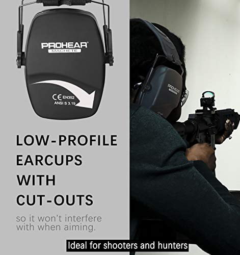 Foldable Ear Muffs Hearing Noise Reduction Protection Gun Shooting Range 26dB 