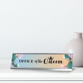 thumbnail image 2 of Office of the Queen, Floral Designer Series Desk Sign Nameplate (2 x 8"), 2 of 3