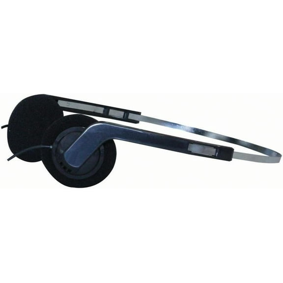 PRO SIGNAL - Classic 80s-Style Stereo Headphones - Black