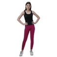 thumbnail image 2 of Moomaya High Waist Leggings For Womens Pull On Soft Yoga Pants-IA, 2 of 6