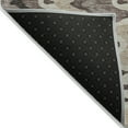 thumbnail image 3 of Addison Rugs Chantille Indoor/Outdoor Transitional Waves Taupe Washable Round Rug, 8' x 8', 3 of 6