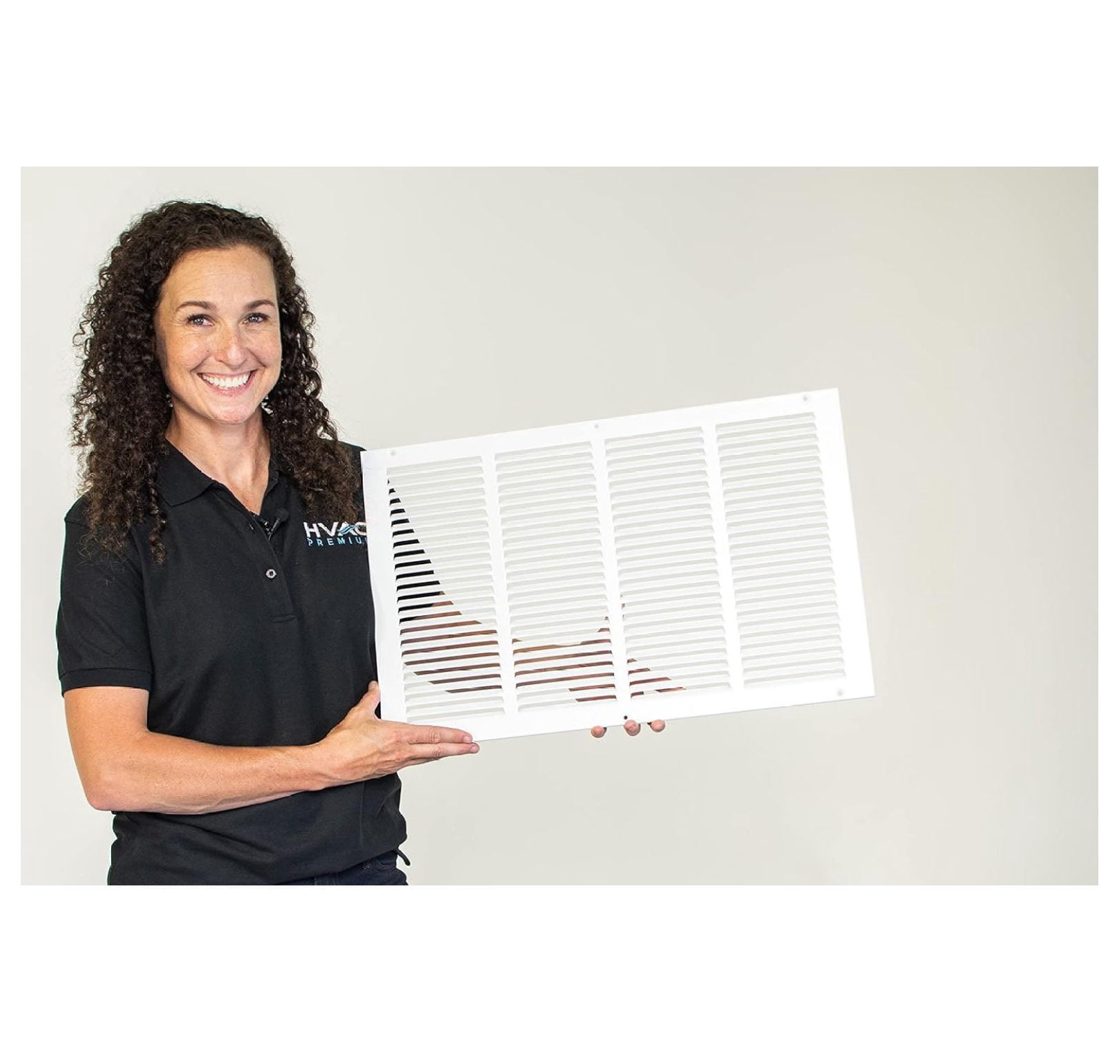 26" x 4" Return Air Grille - Sidewall and Ceiling - HVAC Vent Duct Cover Diffuser - [White] [Outer Dimensions: 27.75w X 5.75"h]