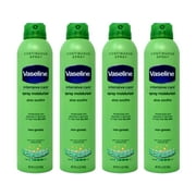 Vaseline Spray & Go Moisturizer, Aloe Fresh, 6.5 oz (Pack of 4)