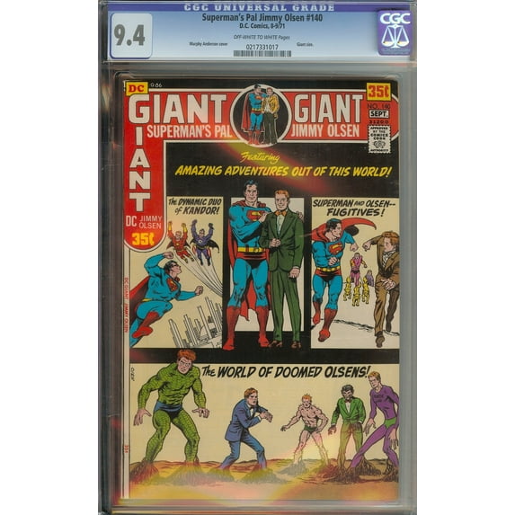 Superman's Pal Jimmy Olsen #140 - CGC 9.4 Comic Book