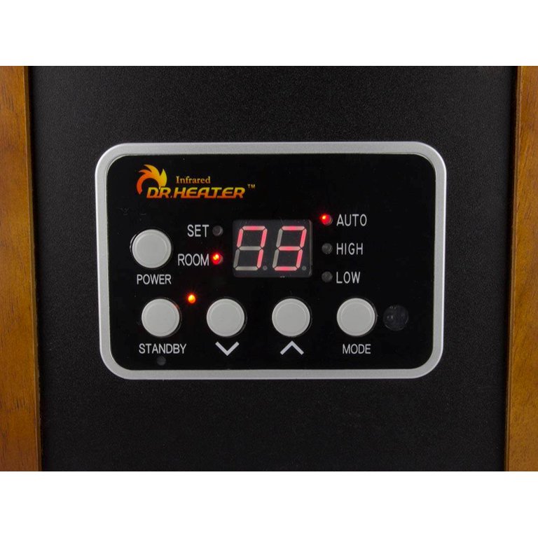 NEW! Dr. Infrared Heater DR-968 u0026 DR-998 1500W Portable Electric Space  Heaters - Walmart.com