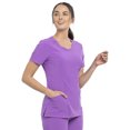 thumbnail image 5 of Infinity Cherokee Round Neck Nurse Scrub Tops for Women with 3 Pockets 360 Stretch & Wrinkle-Resistant 2624A, 5 of 6