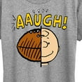 thumbnail image 3 of Peanuts - C Brown Half Football Head - Women's Short Sleeve Graphic T-Shirt, 3 of 6