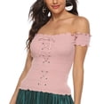 thumbnail image 1 of JMKQLZ Women's Summer One-shoulder Top, 1 of 5