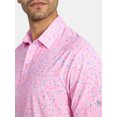thumbnail image 5 of Birdie Bound Men's and Big Men's Sprinkles Print Polo Shirt, Sizes S-4XLT, 5 of 5