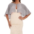thumbnail image 2 of Shawl and Wraps for Evening Dress Chiffon Shawls Wedding Shrug Guest Bridesmaid Cape Scarves for Womens, 2 of 4