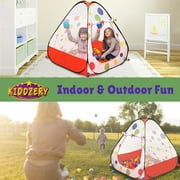 Kiddey Kids Ball Pit Play Tent - 100 Ball Pit Balls Included - Pops up No Assembly Required - Use as a Ball Pit or As an Indoor/Outdoor Play Tent, (Ball Pit with Balls)