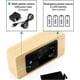 thumbnail image 4 of Wooden Clock Creative Wooden Digital Alarm Clock Stylish Multifunctional LED Alarm Clock, 4 of 5