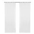 thumbnail image 3 of Cortina semitransparente blanca hueca, cortina de panel de gasa de ventana transpirable para dormitorio, sala de estar, 2 piezas, 100x250cm Methold LF0159-03B*2, 3 of 7