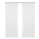thumbnail image 3 of Cortina semitransparente blanca hueca, cortina de panel de gasa de ventana transpirable para dormitorio, sala de estar, 2 piezas, 100x250cm Guardurnaity LF0159-03B*2, 3 of 7