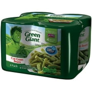 (2 pack) (2 Pack) Green Giant Cut Green Beans, 14.5 Oz, 4 Ct