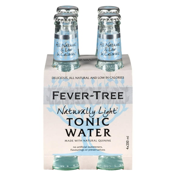 Fever-Tree Naturally Light Tonic Water, 4x200ML