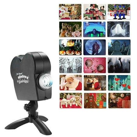 Star Christmas Light Projector Christmas Holiday Window Projector Movies Light Window Wonderland Decorations by Star Shower ()