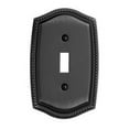 thumbnail image 1 of Baldwin 4788030 Rope Design Single Toggle Solid Brass Switch plate, Polished Brass, 1 of 1