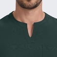 thumbnail image 6 of QSAWXQZ Men's 2 Piece Scrubs Set Classic V Neck Short Sleeve Pullover Shirt Top Elastic Waist Straight Leg Jogger Pants Nursing Uniform L, 6 of 8