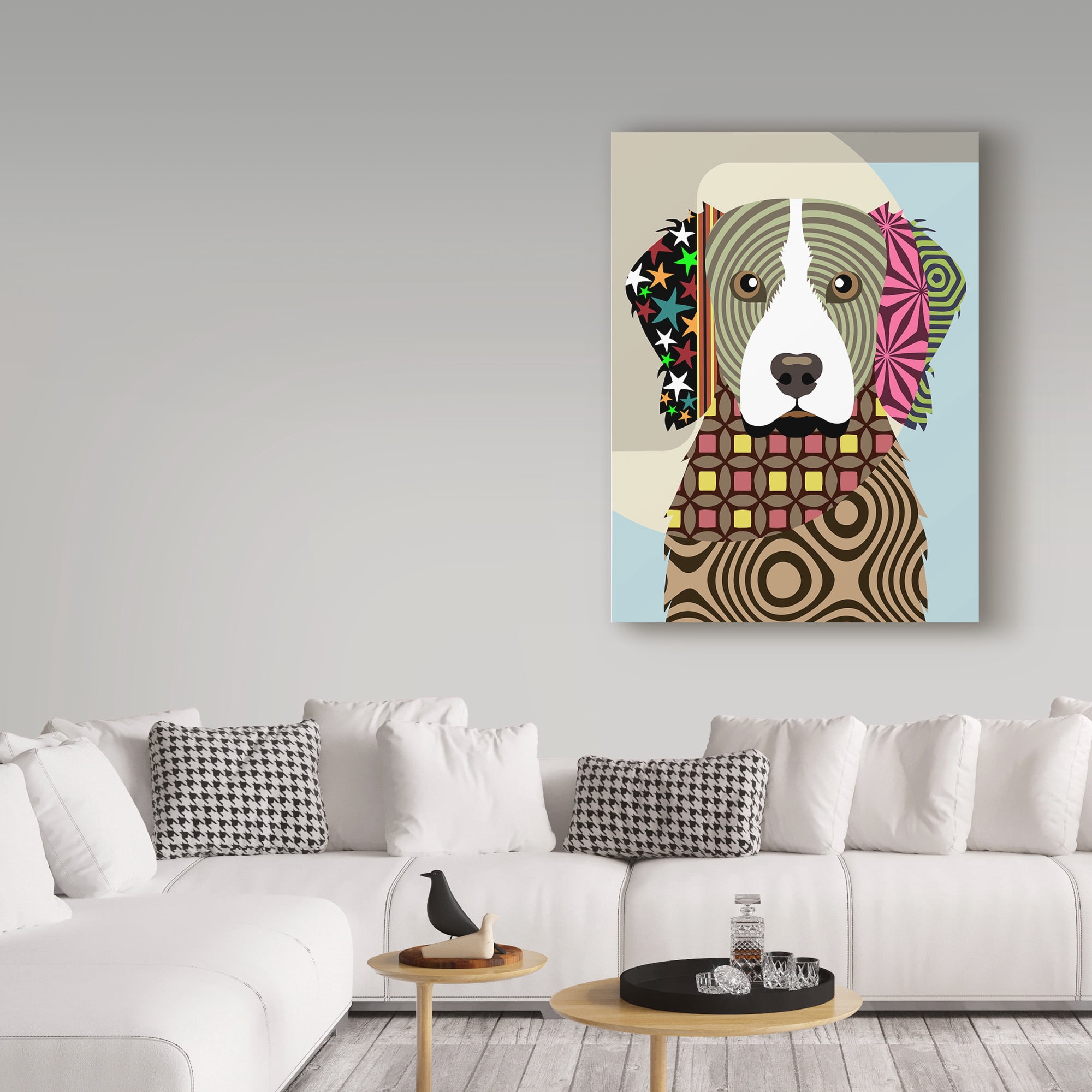 Trademark Fine Art 'Brittany Spaniel' Canvas Art by Lanre Adefioye