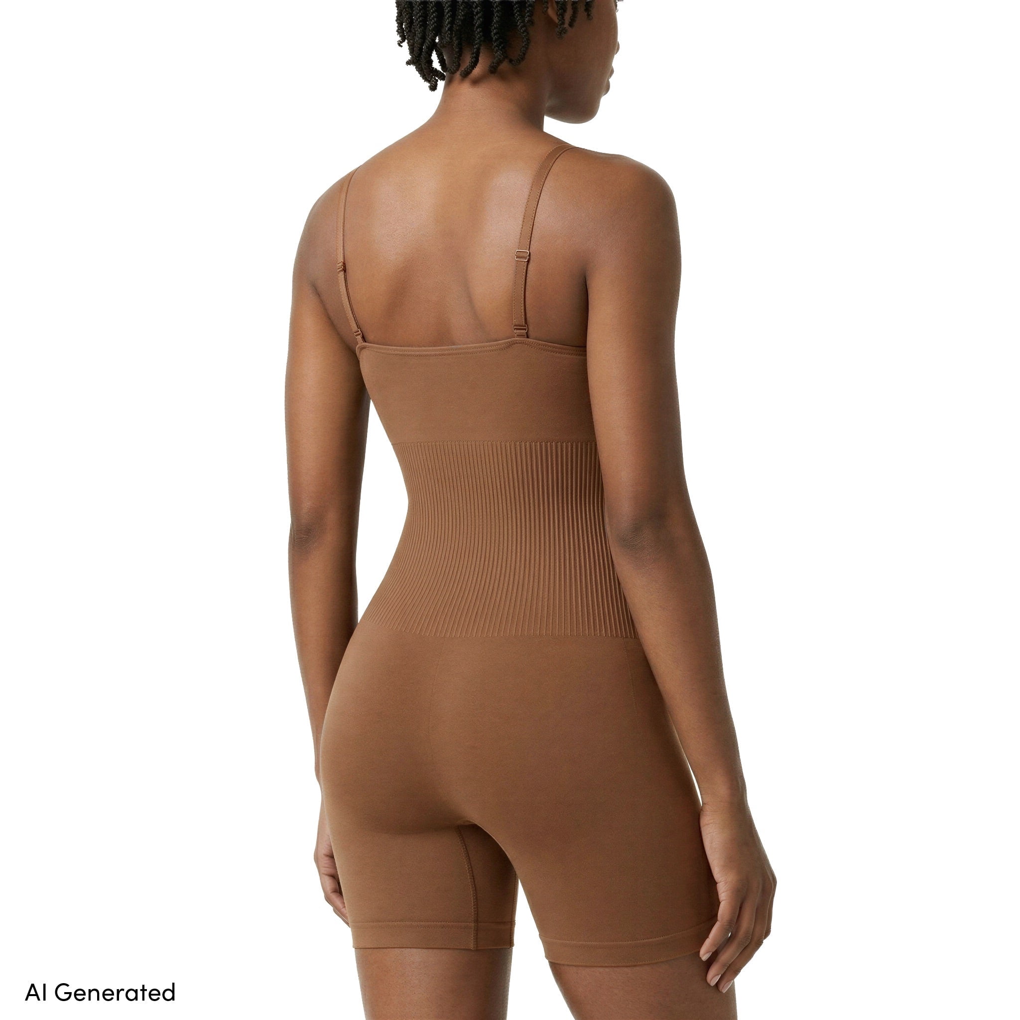 Comfort by Real Women's Seamless Mid-Thigh Shaping Bodysuit
