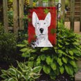 thumbnail image 2 of Carolines Treasures SC9590-FLAG-PARENT Bull Terrier Red Snowflake Christmas Flag  multicolor, 2 of 3