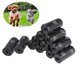 thumbnail image 1 of Paw Print Dog Poop Bags for Pet Waste with 12 Rolls in Black Color, 1 of 2