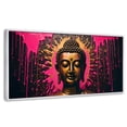 thumbnail image 1 of Cuadro Decorativo Marco Flotante Buda Reflejo Oro Rosa 120x60 Marco Blanco, 1 of 3
