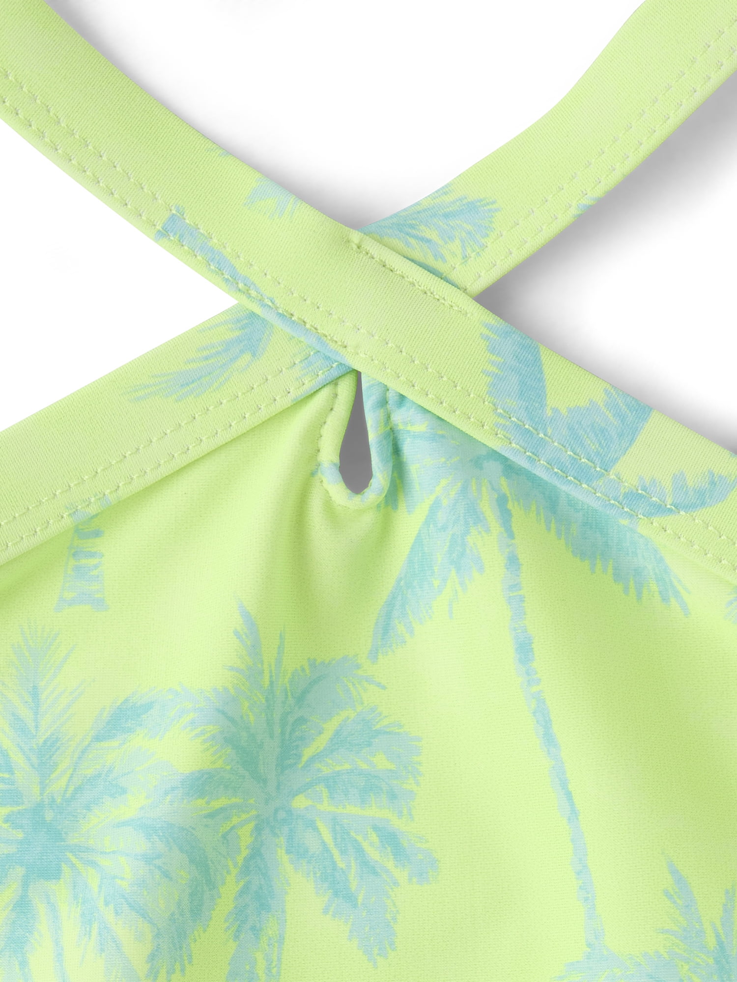 The Children's Place Girls Sleeveless Cross Front Bikini Swimsuit, 2-Piece, Sizes XS-XXL
