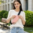 thumbnail image 6 of FastXmas Mini Sling Bag - Crossbody Bag Water-Resistant Dual Pocket Chest Pack - Adjustable Lightweight Pack Bag for Running, Travel & Everyday Workout(10.2 x 4.7 Inch), 6 of 6