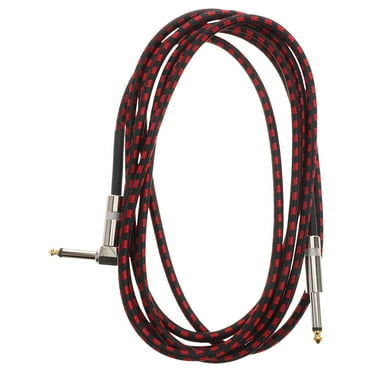 unbranded  Power Supply Cable for Guitar Effectors Flat Patch Cables Red