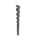thumbnail image 4 of Northlight Pack of 4 Red, White and Green Candy Curls Christmas Ornaments 7", 4 of 7