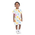 thumbnail image 4 of Peeps Toddler Easter Allover Print Tee and Shorts Set, 2-Piece, Sizes 12 Months-5T, 4 of 7