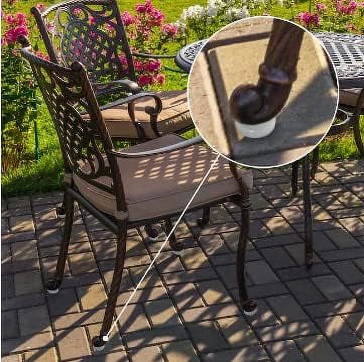 Wrought iron chair leg protectors new arrivals